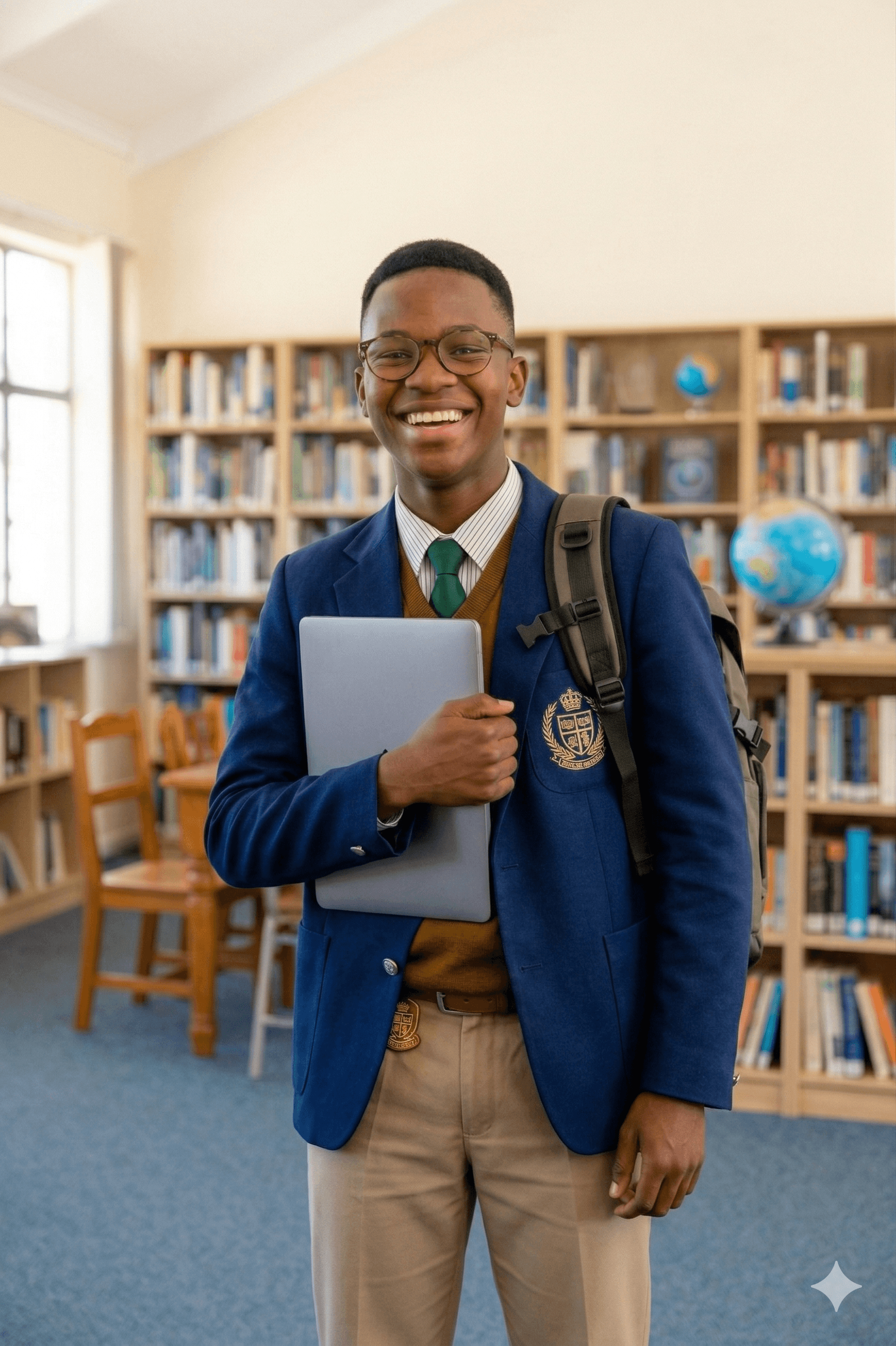 Students collaborating in a modern learning space